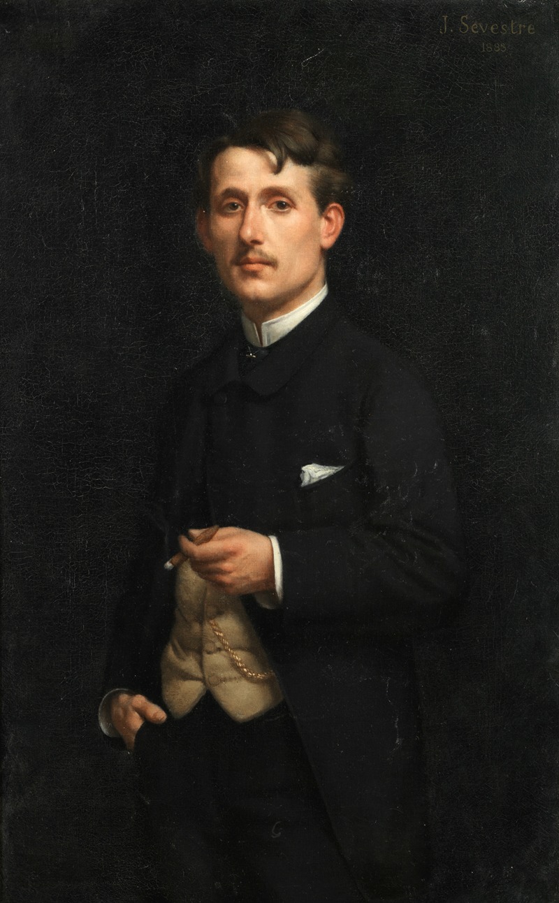 Jules Marie Sevestre - Portrait of a gentleman