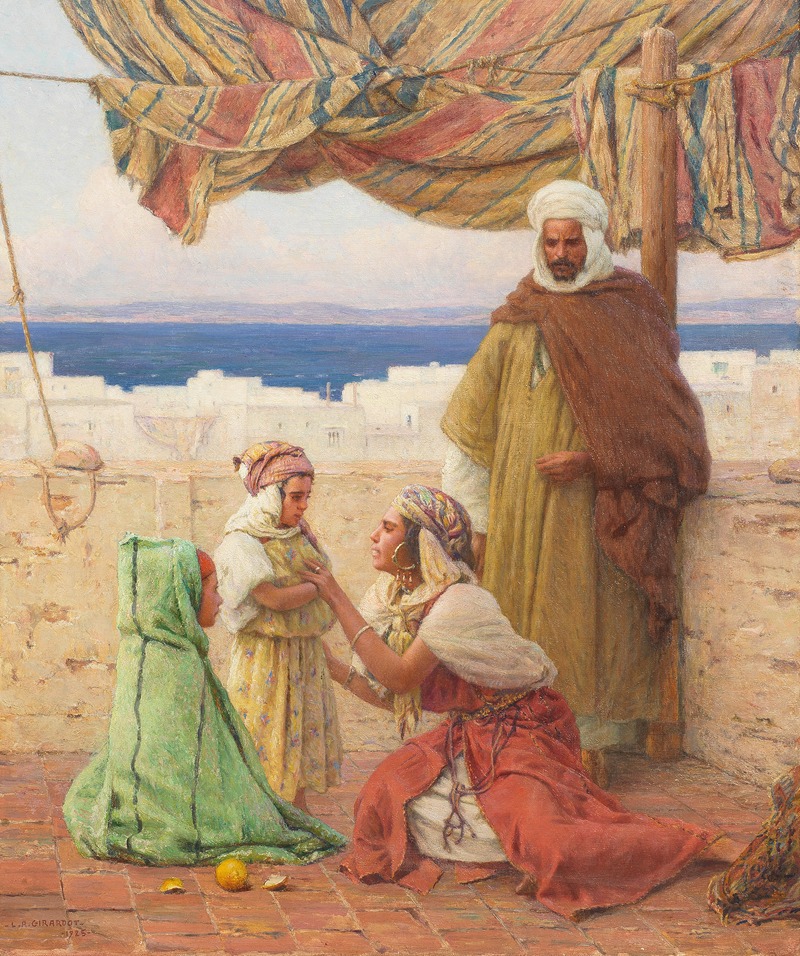 Louis Auguste Girardot - On the roofs of the White City, Tangier