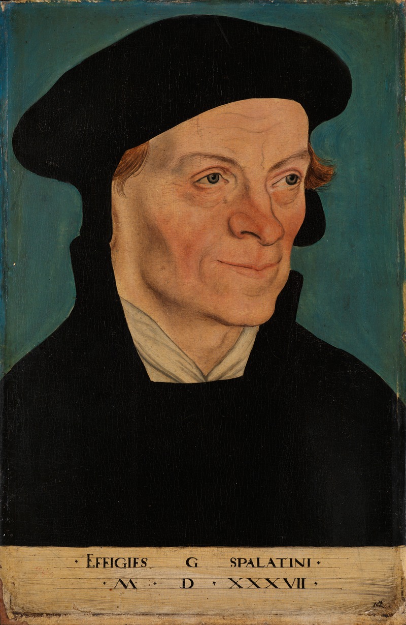 Lucas Cranach the Elder - Bildnis des Reformators Georg Spalatin