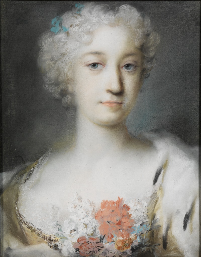 Rosalba Carriera - Portrait of a young girl