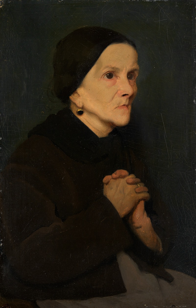 Theodor Poeckh - Betende Frau