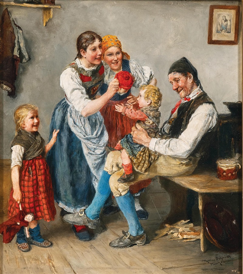 Theodor Schmidt - Grandpa’s Darling