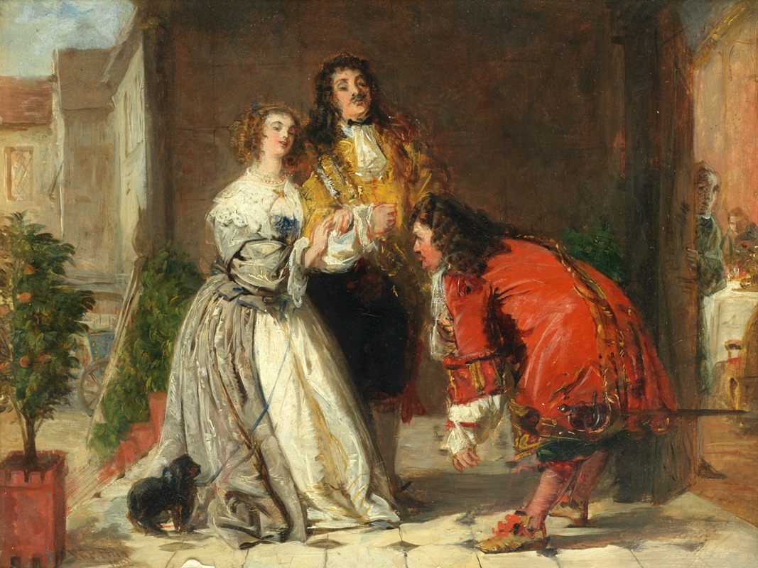 William Powell Frith - Scene from Le Bourgeois gentilhomme