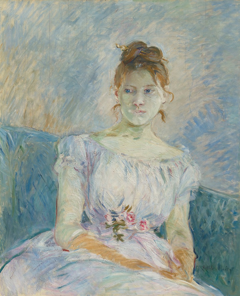 Berthe Morisot - Paule Gobillard en robe de bal