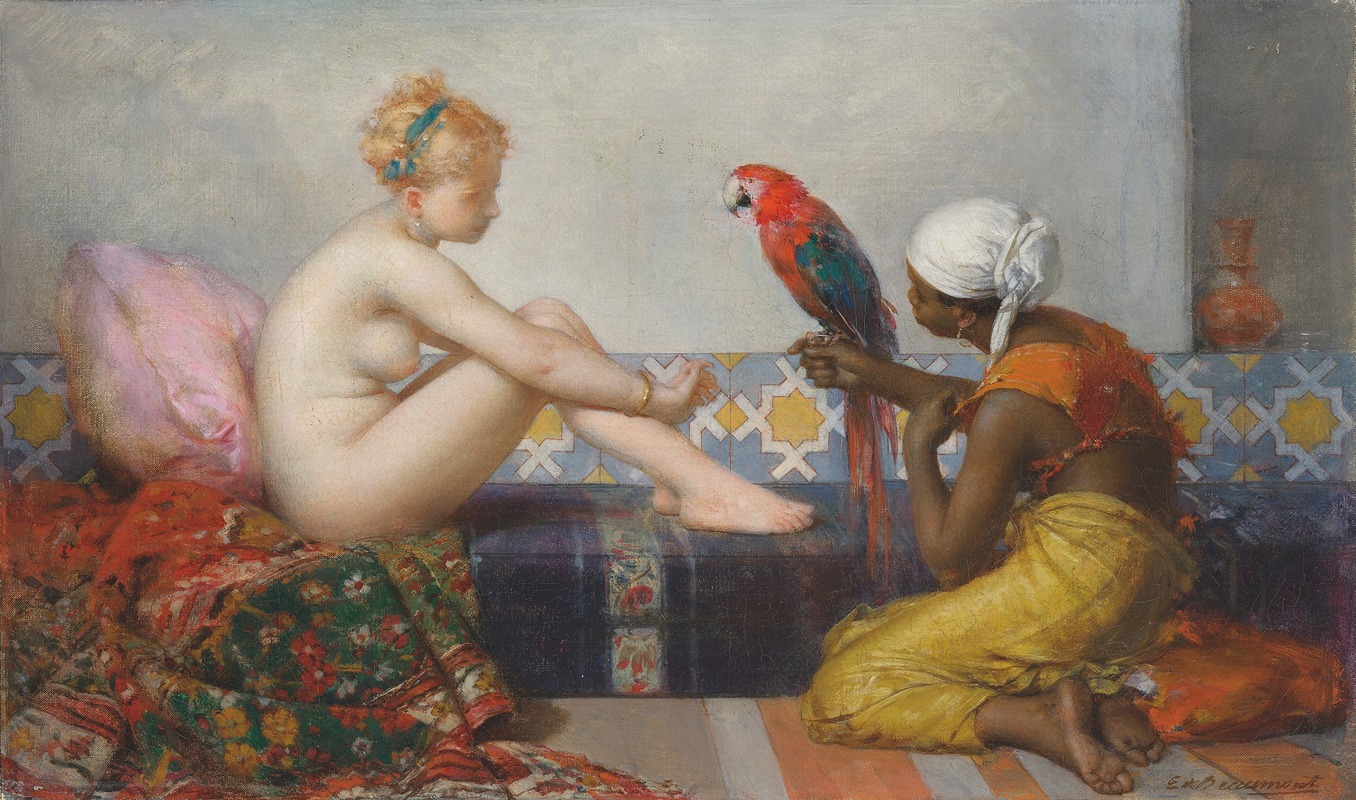 Charles-Edouard de Beaumont - In the harem