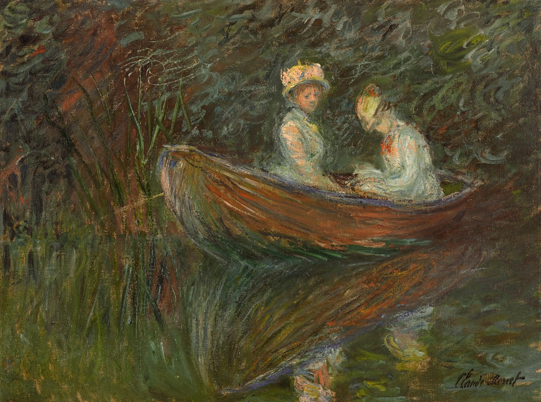 Claude Monet - Deux femmes en barque