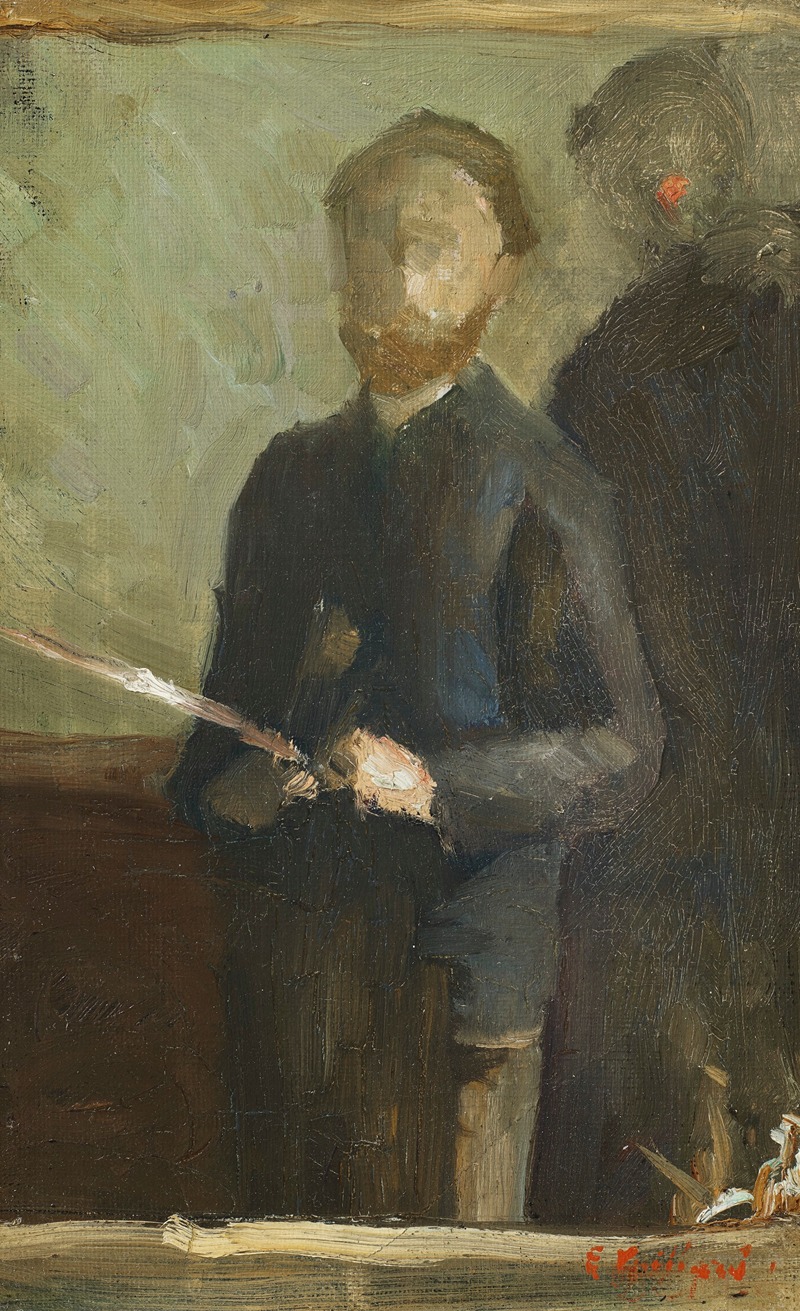 Édouard Vuillard - Étude pour ‘Autoportrait avec Waroquy’
