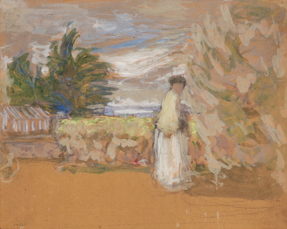 Édouard Vuillard - Femme au jardin