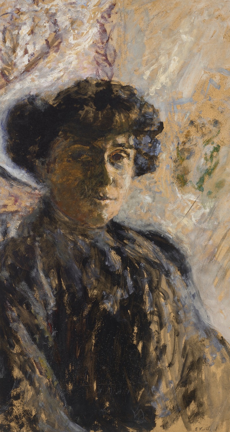Édouard Vuillard - Madame Hessel en robe noir