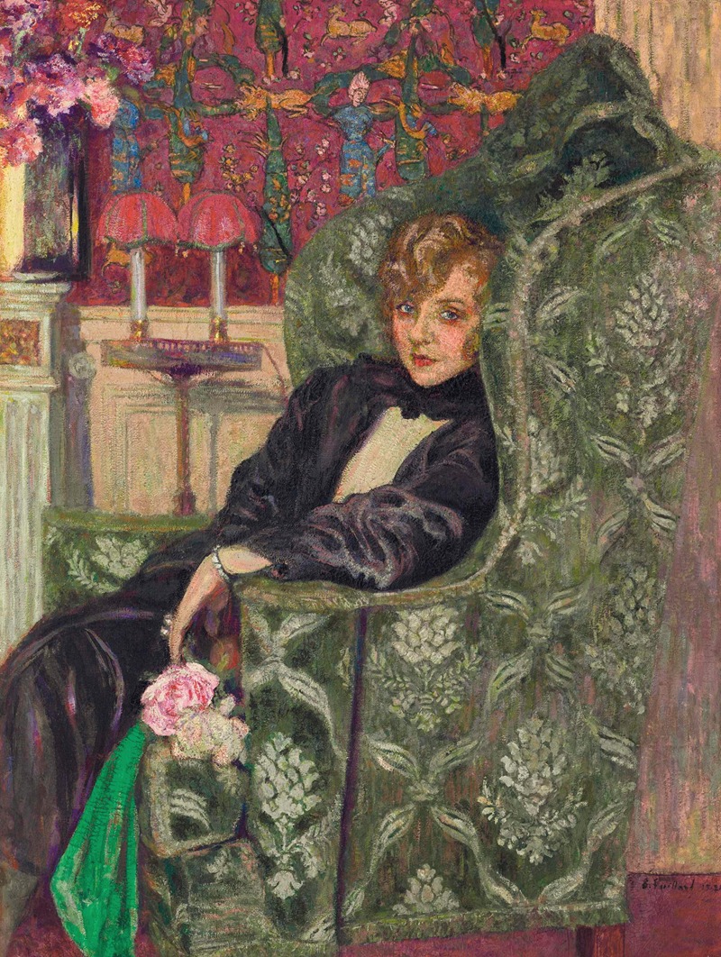 Édouard Vuillard - Yvonne Printemps au fauteuil