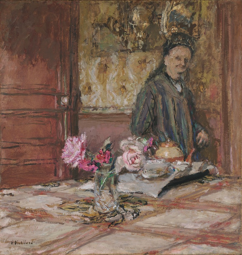 Édouard Vuillard - Madame Vuillard en bonnet à la Closerie des Genêts