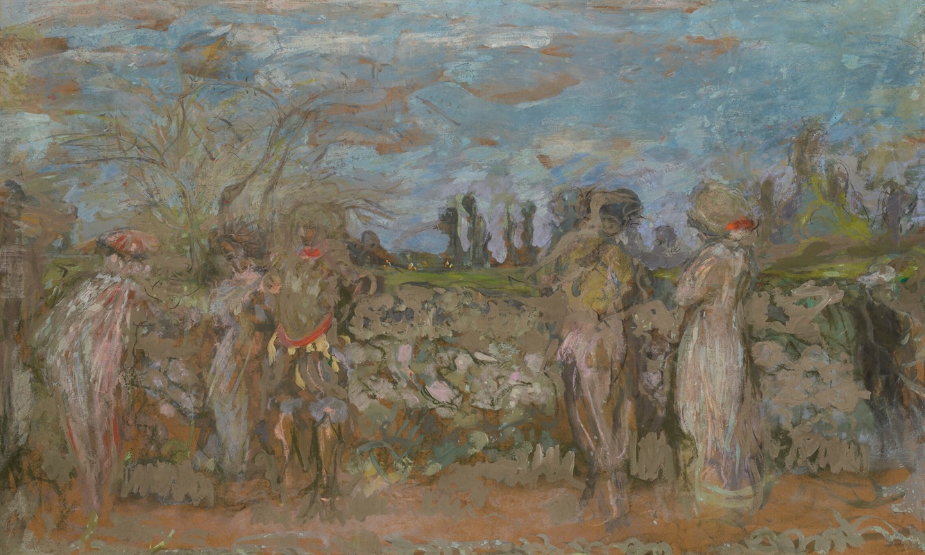 Édouard Vuillard - Comédiens dans les sous-bois-II