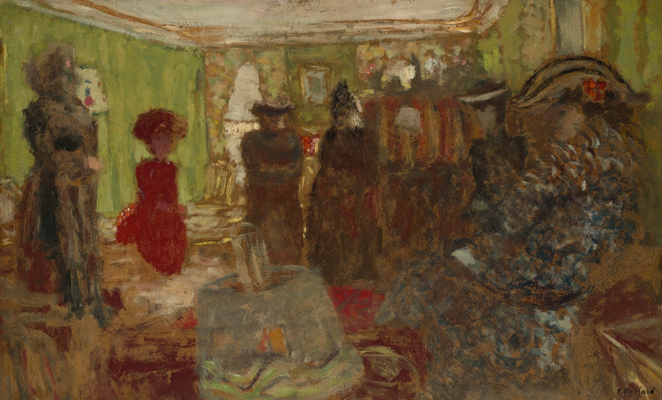 Édouard Vuillard - Le salon des Hessels, Rue de Rivoli