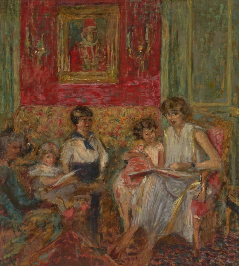 Édouard Vuillard - Madame Jean Bloch et ses enfants