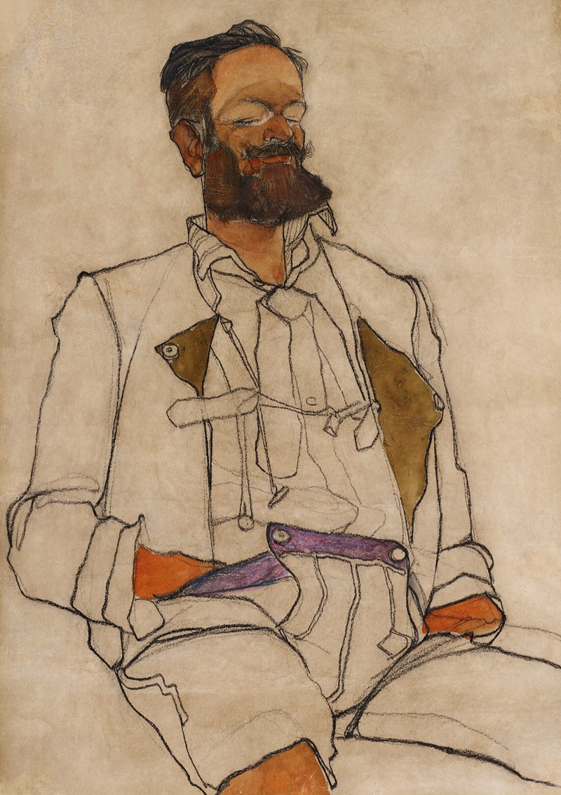 Egon Schiele - Bildnis eines Herren (Carl Reininghaus)