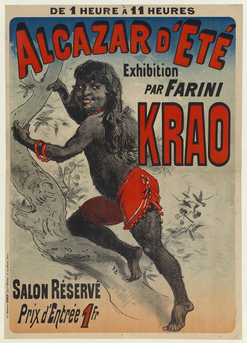 Jules Chéret - Alcazar d’Eté, Exhibition par Farini Krao