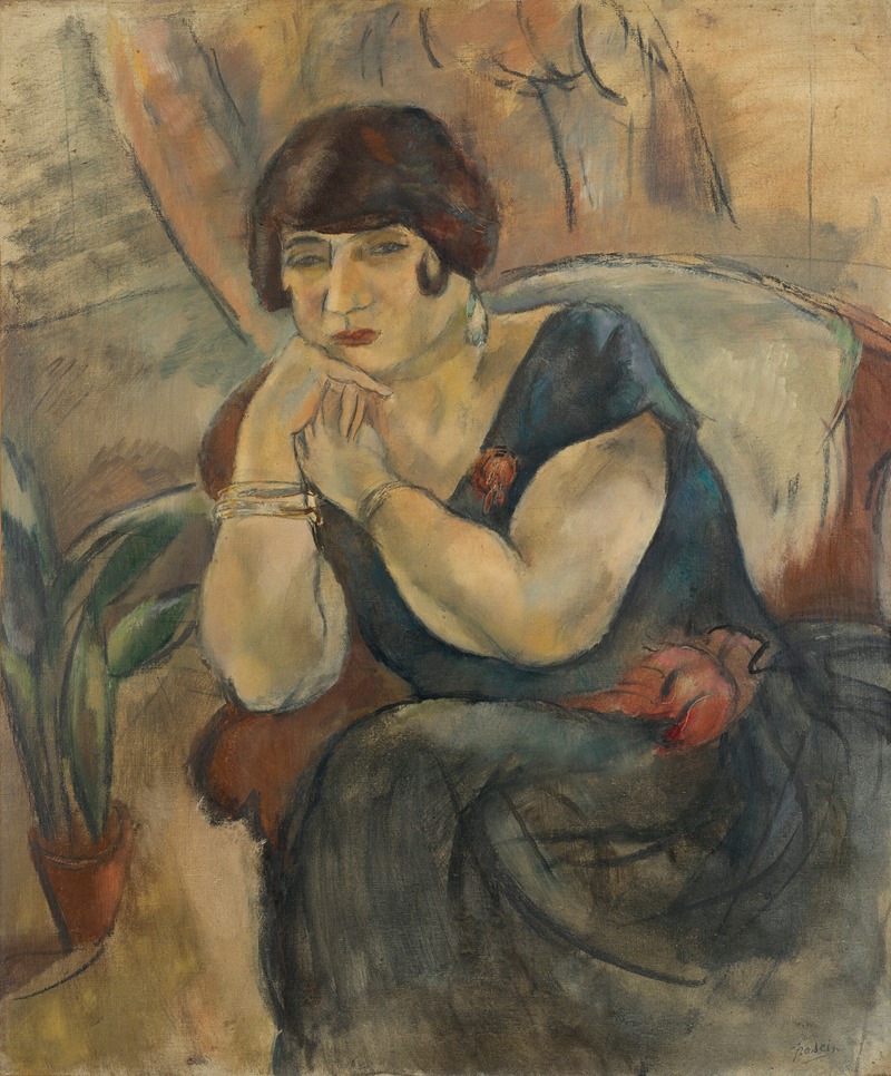 Jules Pascin - Portrait de Madame Jeanne Salmon