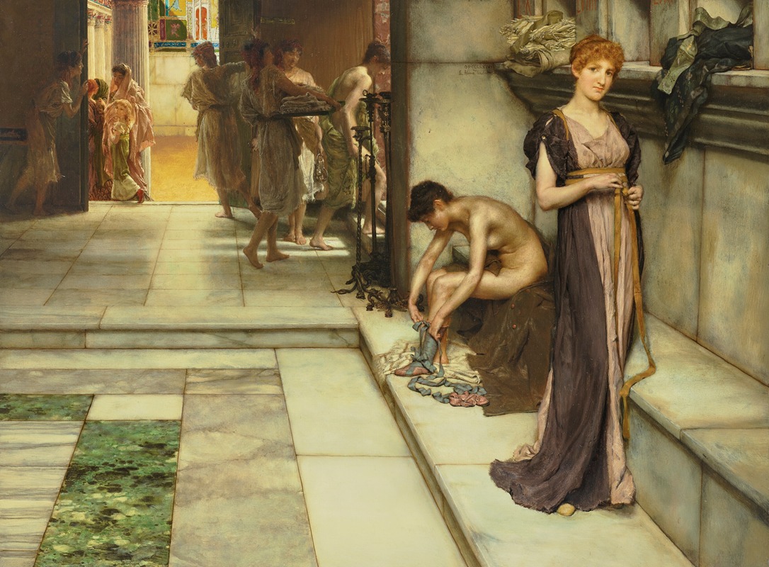 Lawrence Alma-Tadema - An Apodyterium