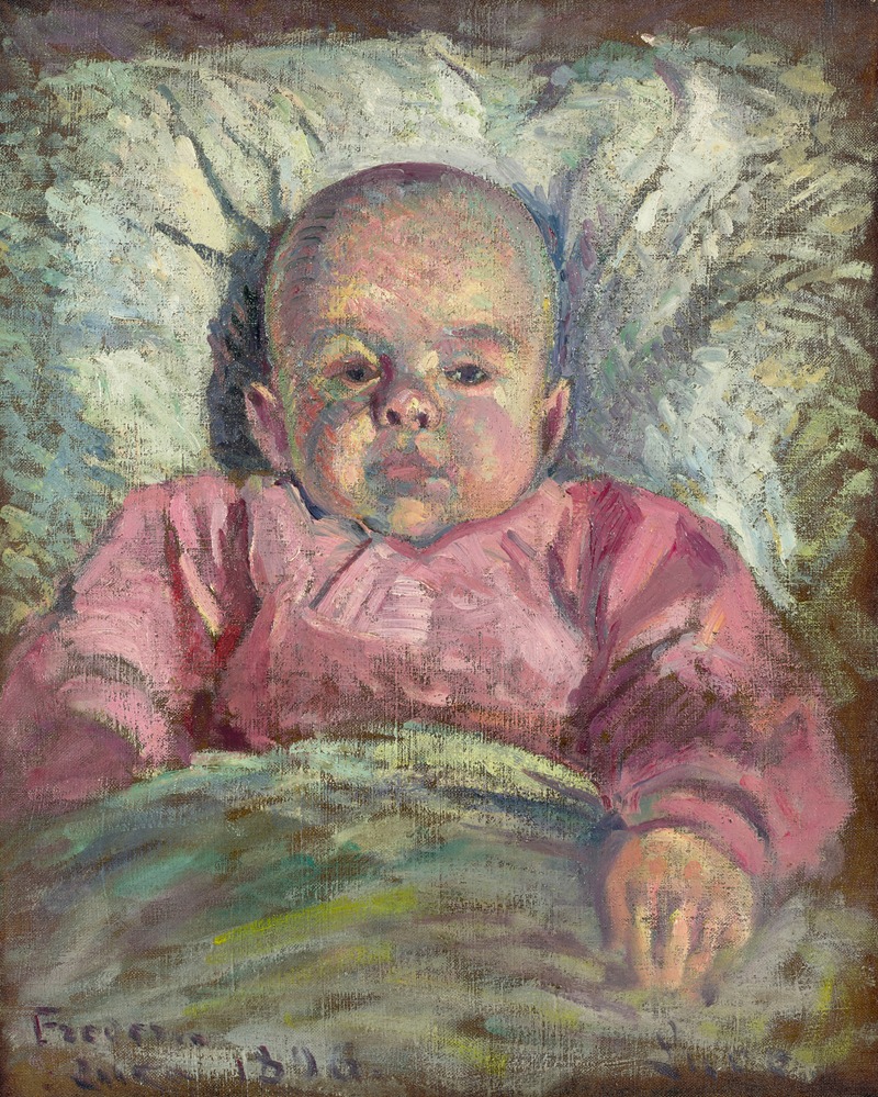 Maximilien Luce - Portrait de Frédéric Luce, Bébé