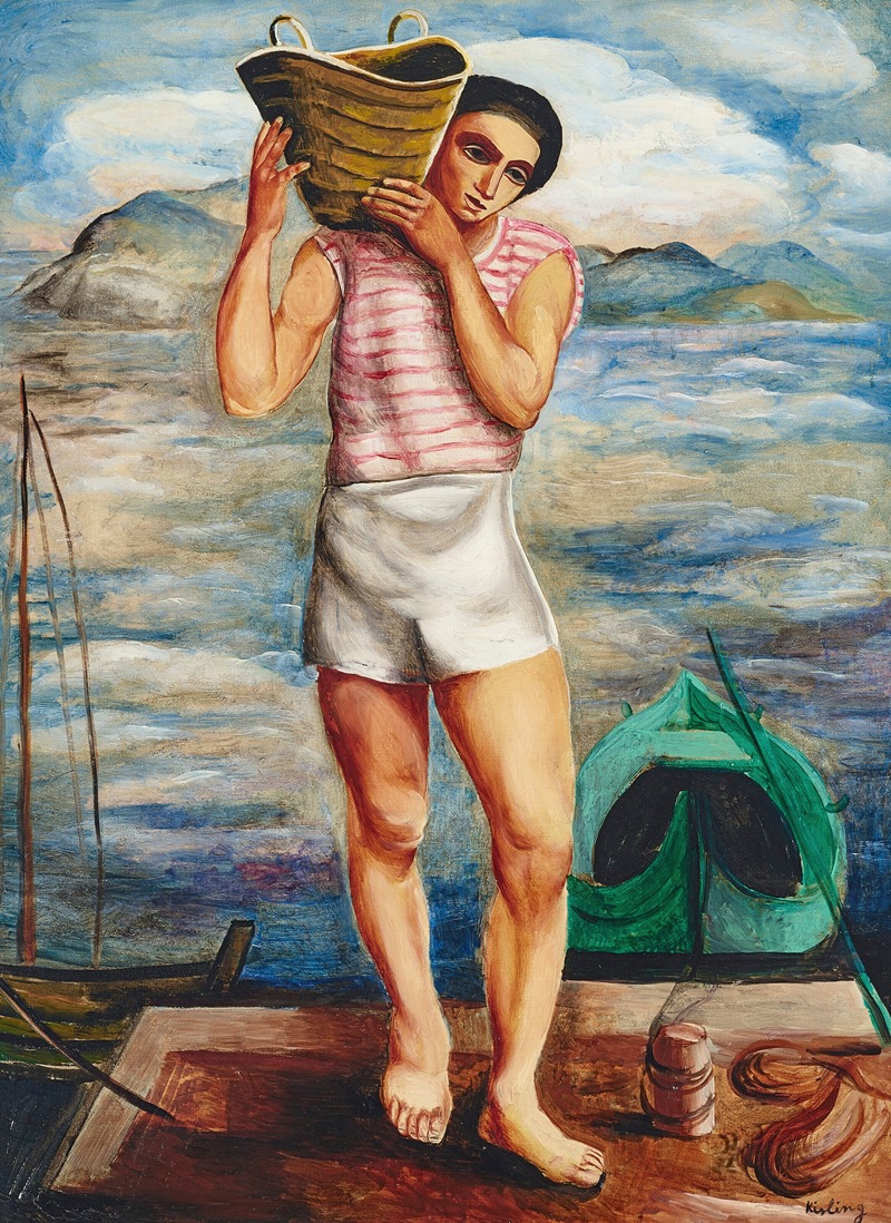 Moïse Kisling - Le Pêcheur