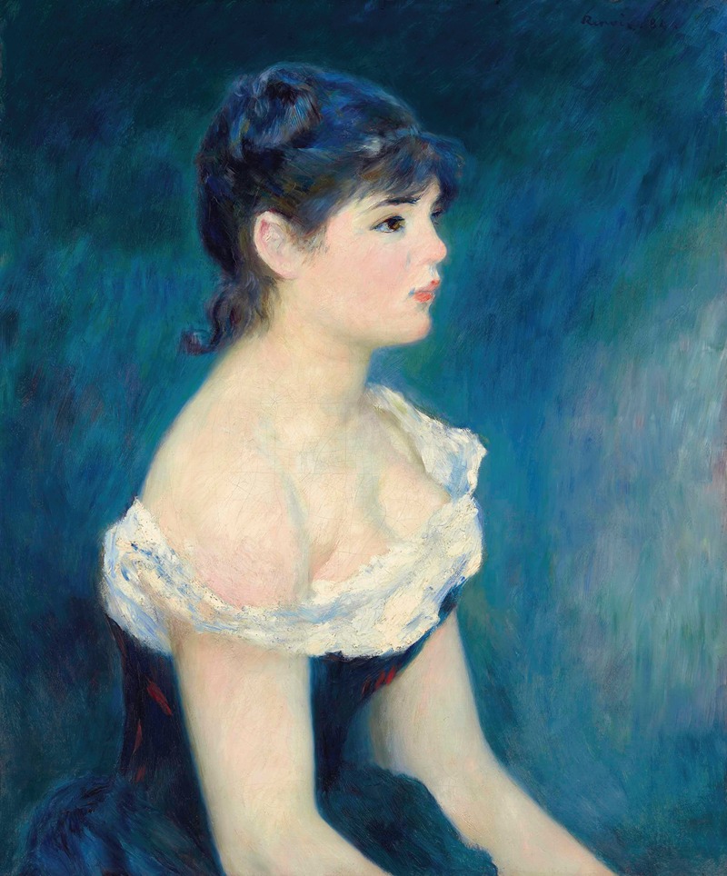 Pierre-Auguste Renoir - Buste de femme, de profil