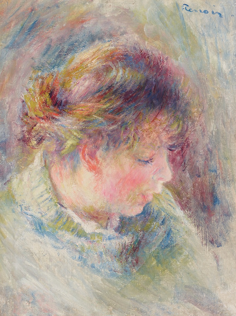Pierre-Auguste Renoir - Tête de jeune fille