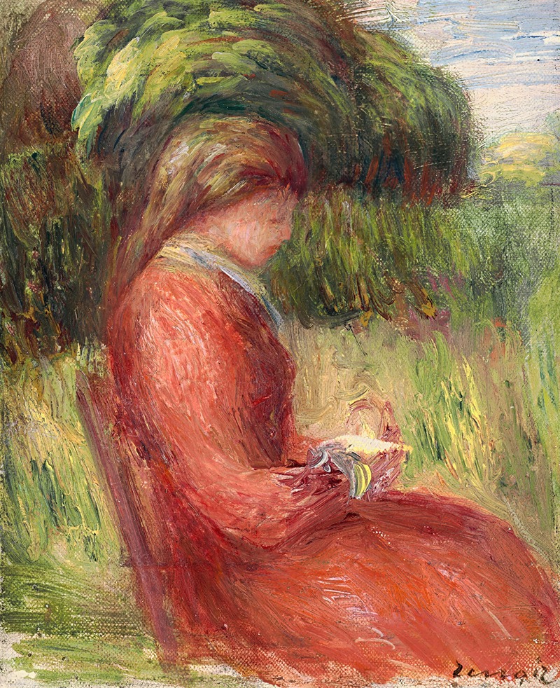 Pierre-Auguste Renoir - Jeune femme assise