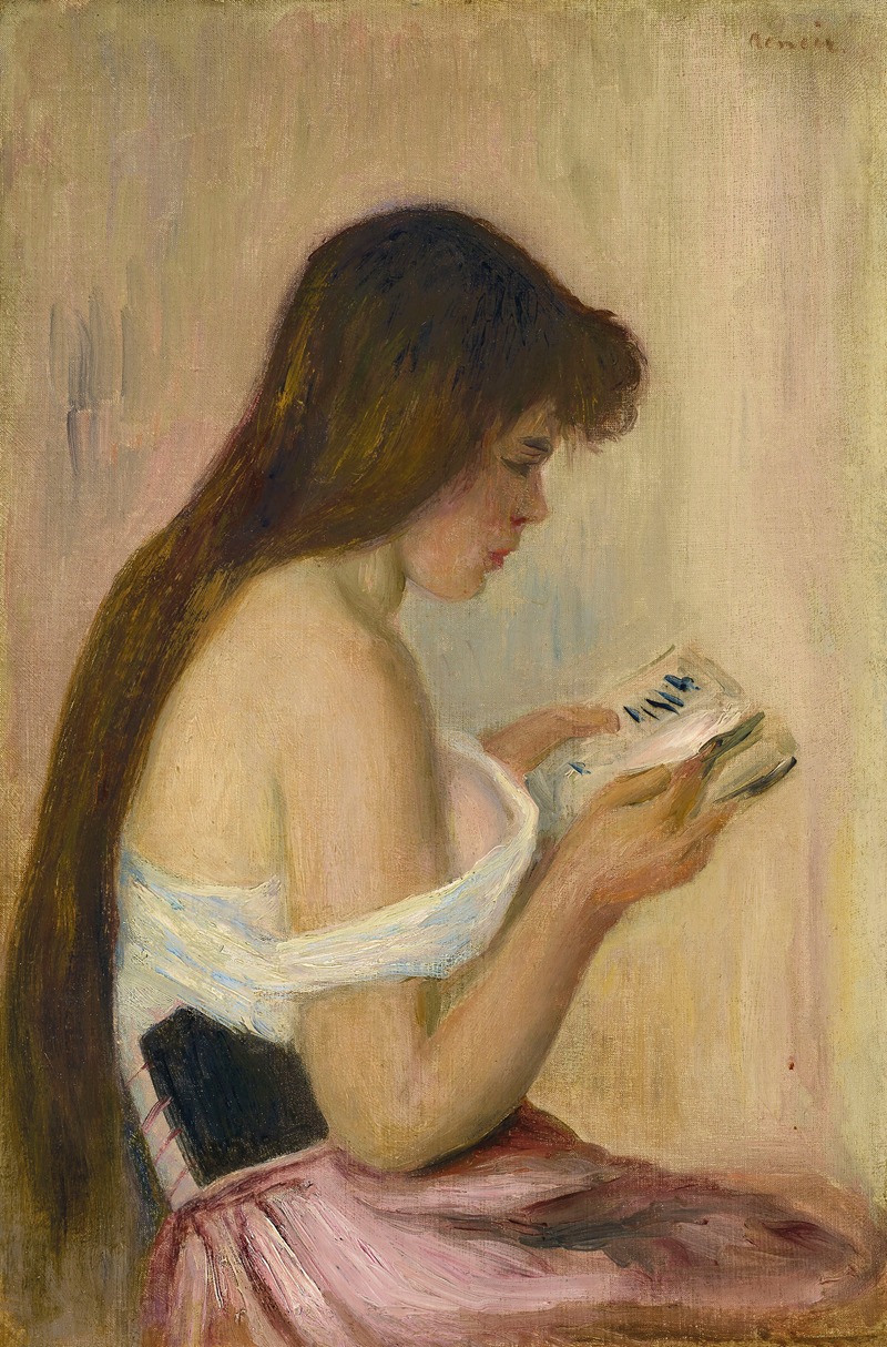 Pierre-Auguste Renoir - Jeune fille lisant