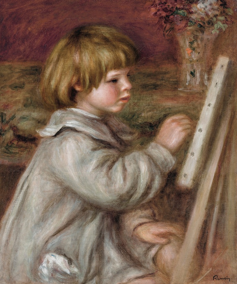Pierre-Auguste Renoir - Le petit peintre (Claude Renoir)