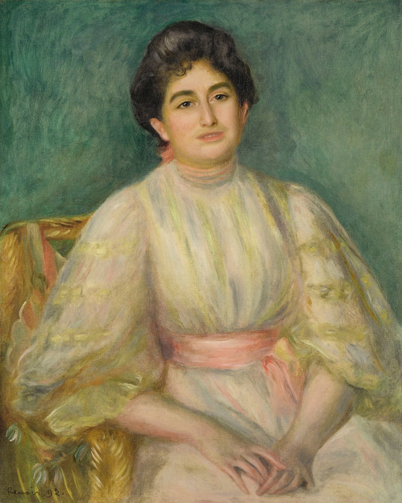 Pierre-Auguste Renoir - Portrait de Madame Paul Gallimard