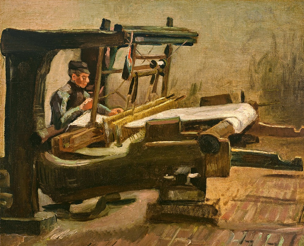 Vincent van Gogh - Wever naar rechts gekeerd (Weaver Facing Right)