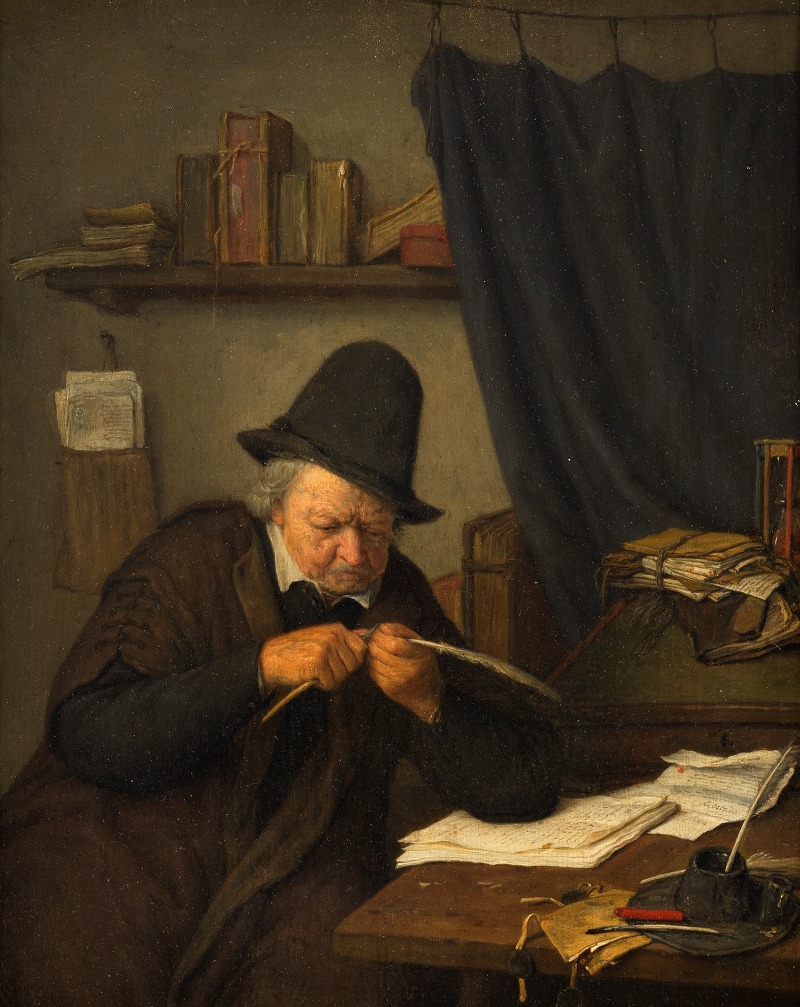Adriaen van Ostade - Lawyer at his Desk
