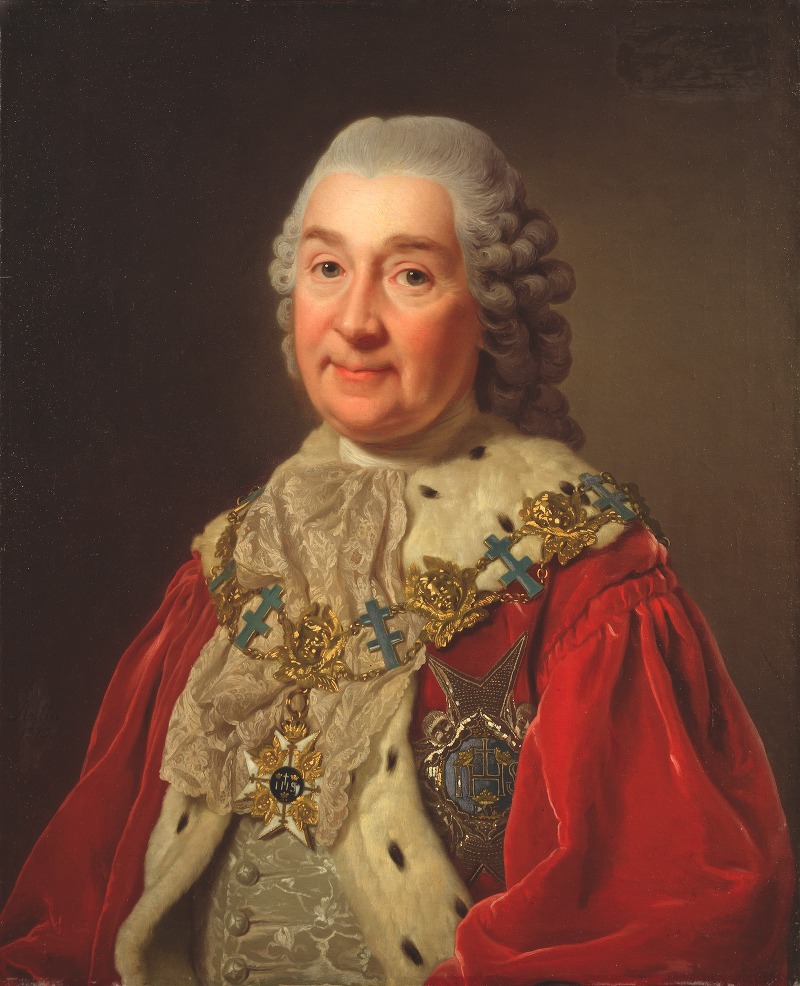 Alexander Roslin - Carl Fredrik Scheffer (1715-1786), Count and Councillor of State
