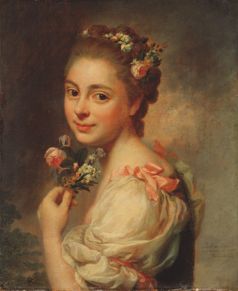 Alexander Roslin - Portrait of the Artist’s Wife Marie Suzanne, née Giroust