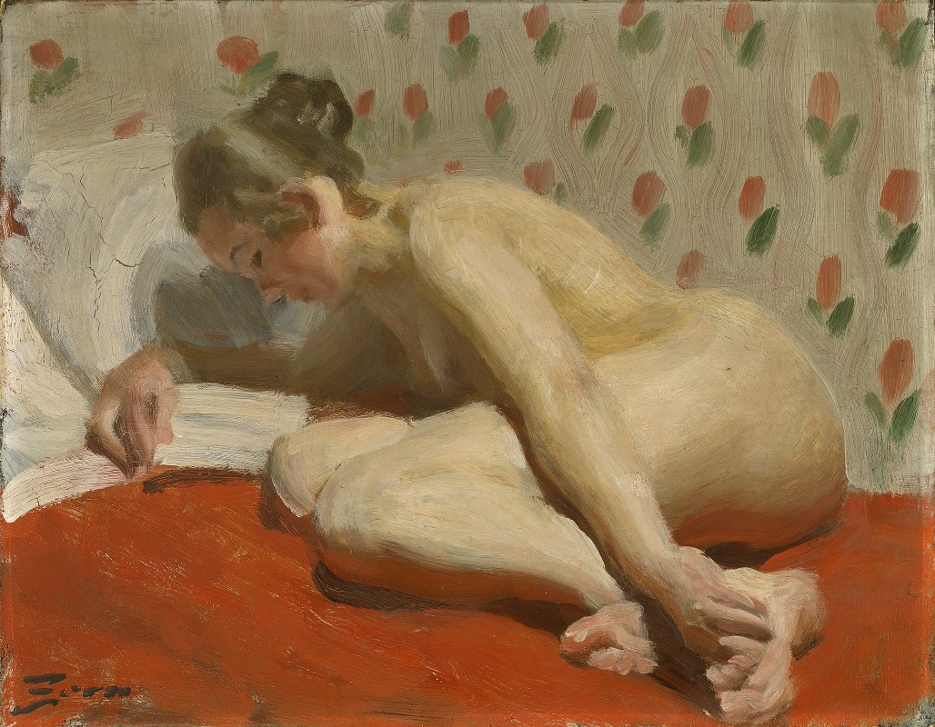 Anders Zorn - Study of a Nude