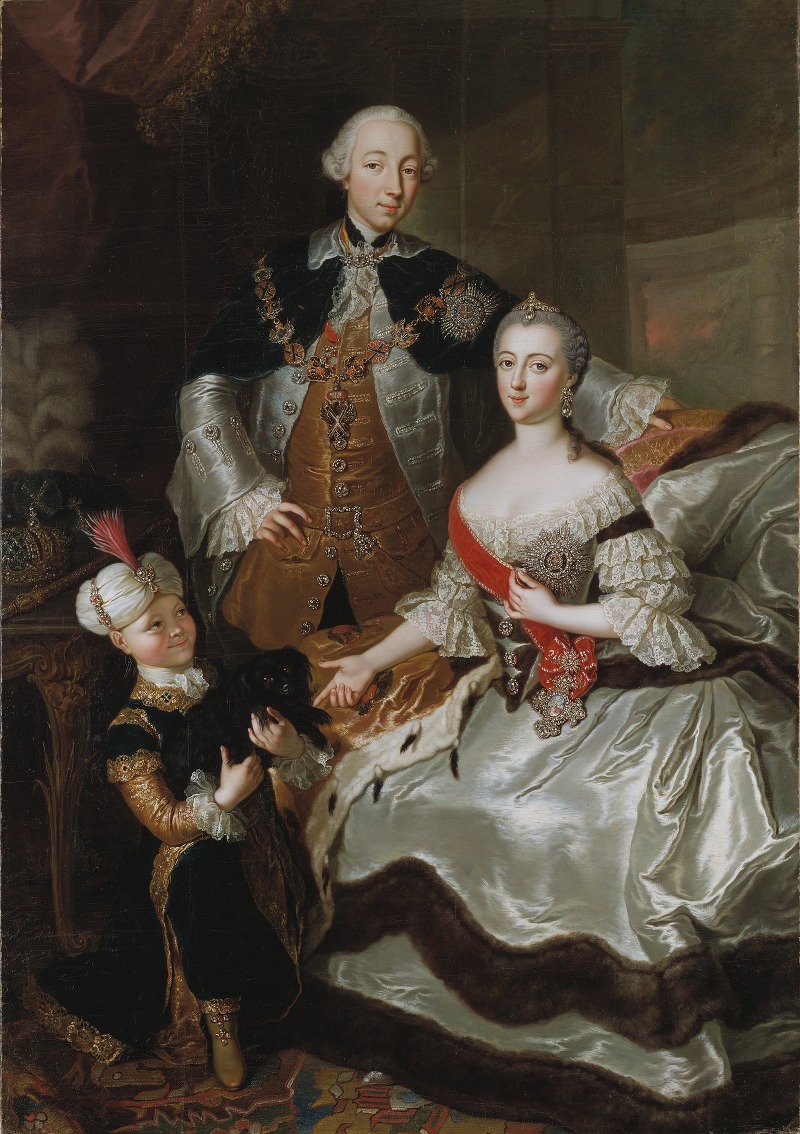Anna Rosina de Gasc - Peter III and Catherine II of Russia
