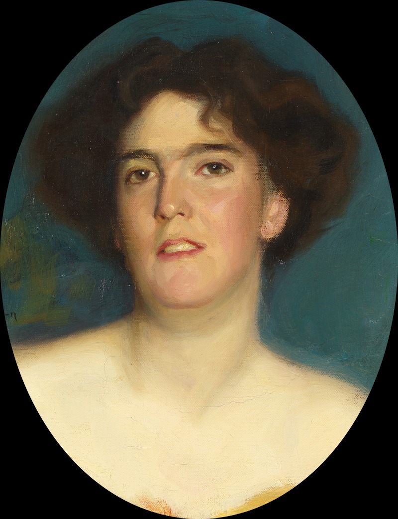 Bernhard Österman - Portrait of the opera singer Signe Rappe-Welden