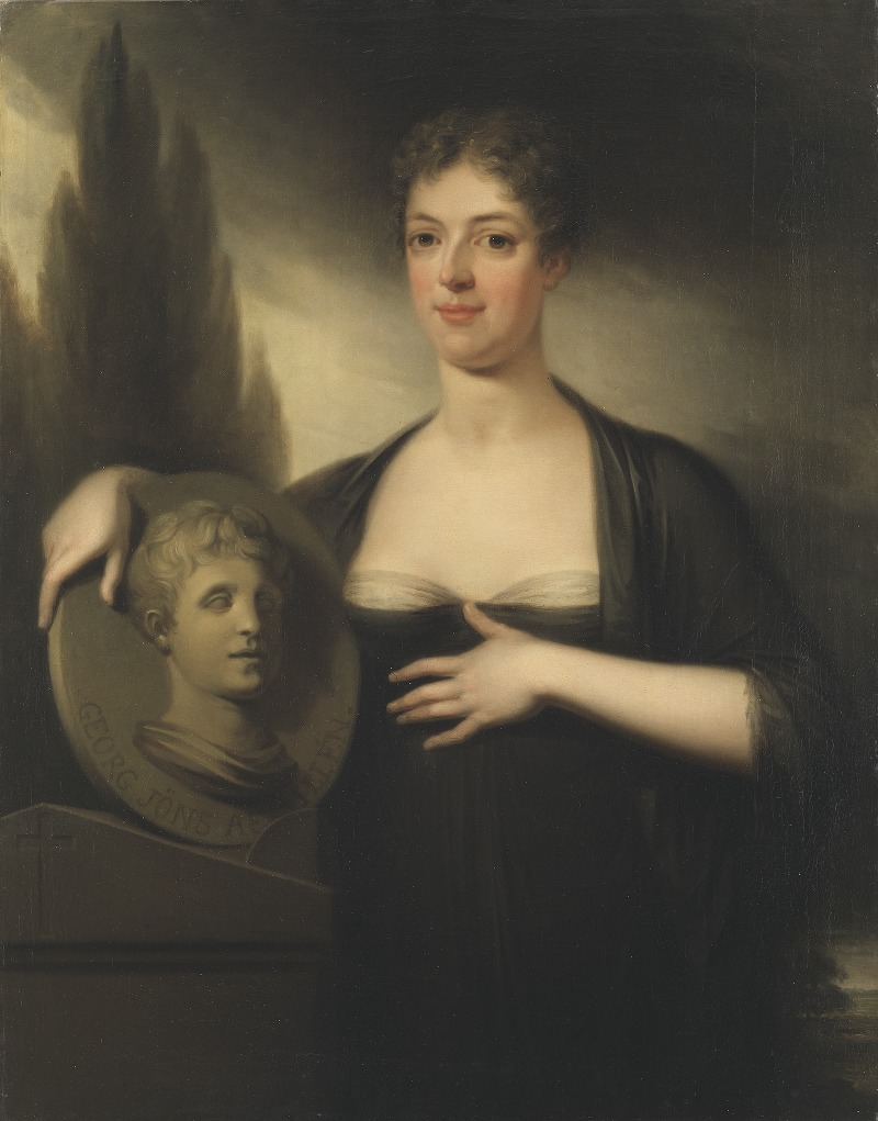 Carl Frederik von Breda - Porträtt av Christina Maria von Hermanson (1768-1810)