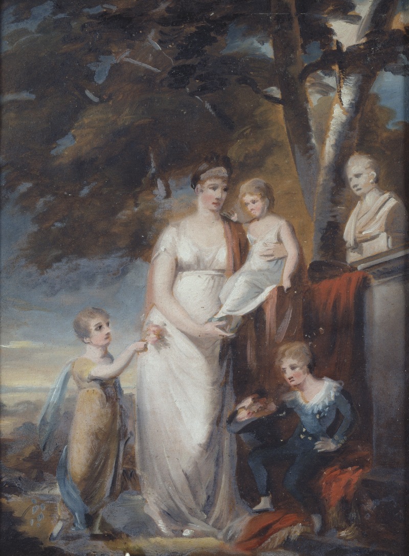 Carl Frederik von Breda - Queen Fredrika with her children