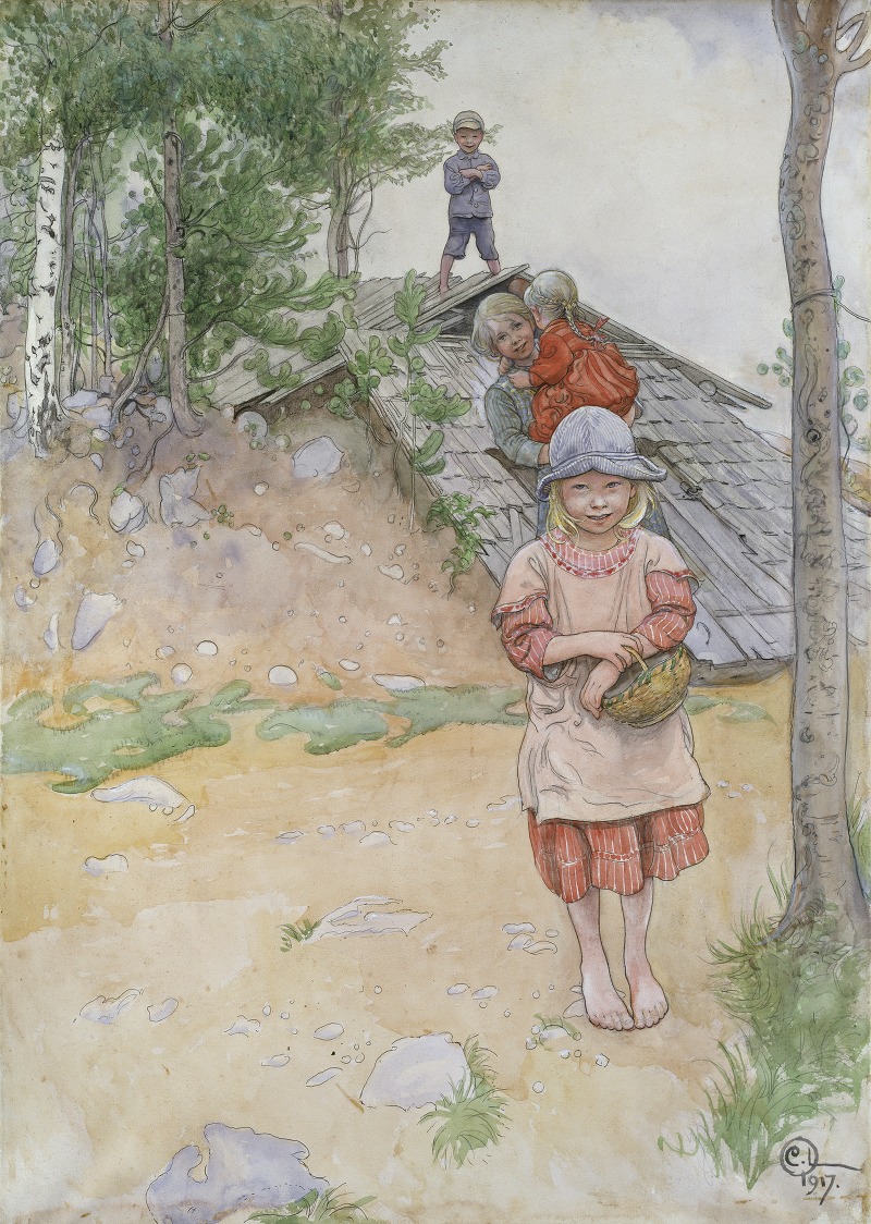 Carl Larsson - By the Cellar