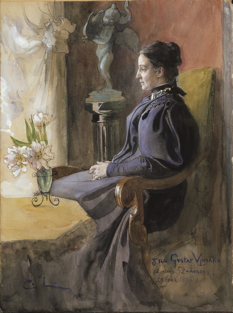 Carl Larsson - Eva Upmark, 1852-1944, born Kindstrand