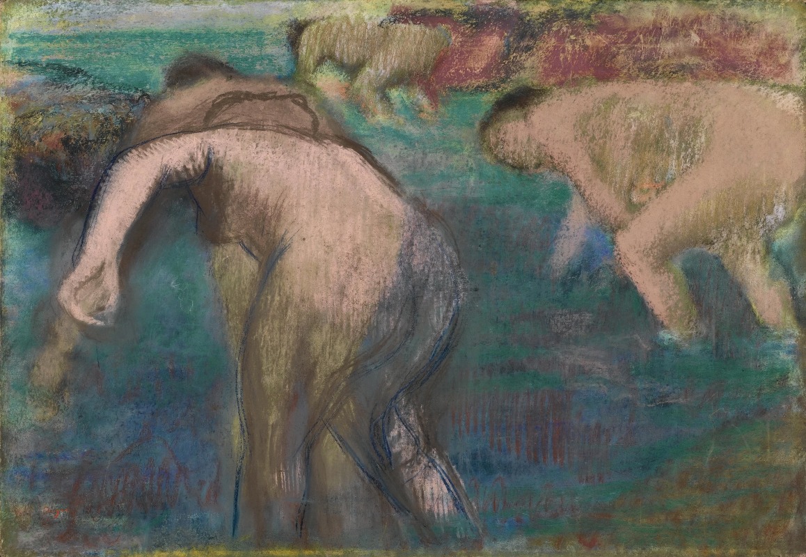 Edgar Degas - Femmes au bain