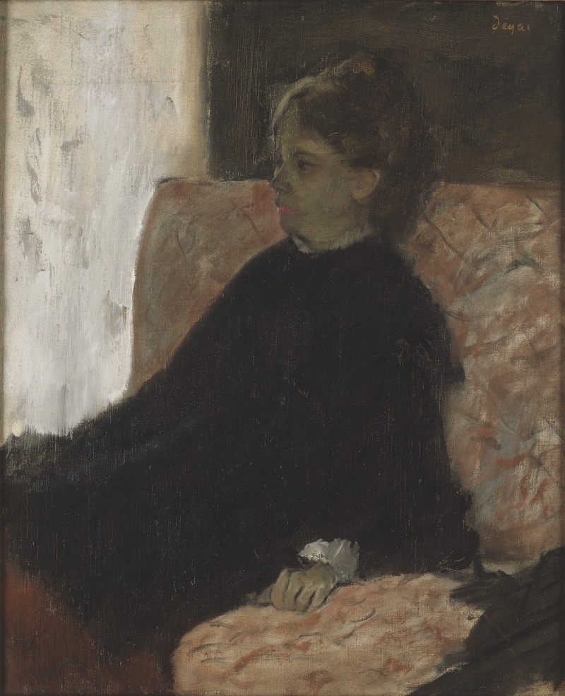 Edgar Degas - Lady in Black