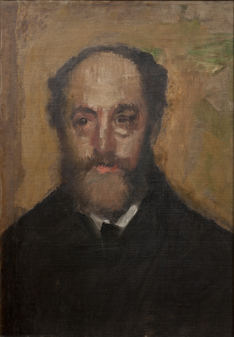 Edgar Degas - Portrait of the Art Critic Durand-Gréville