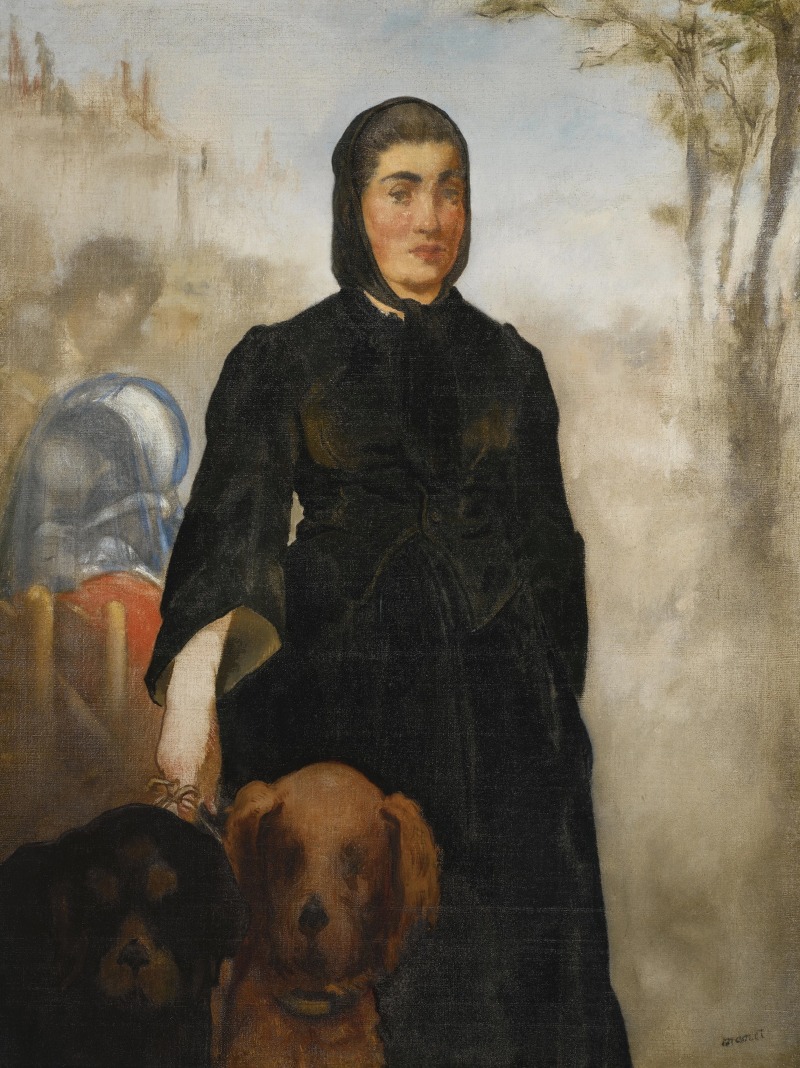 Édouard Manet - La Femme aux chiens
