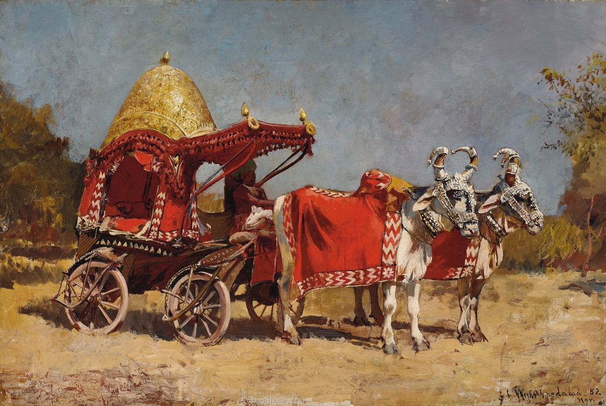 Edwin Lord Weeks - Native Gharry, or Cart