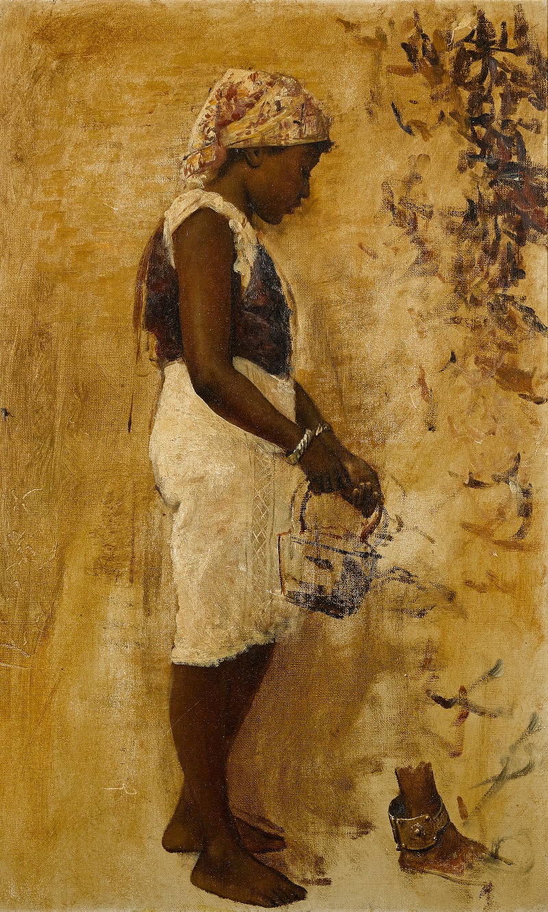 Edwin Lord Weeks - A Moorish girl in yellow