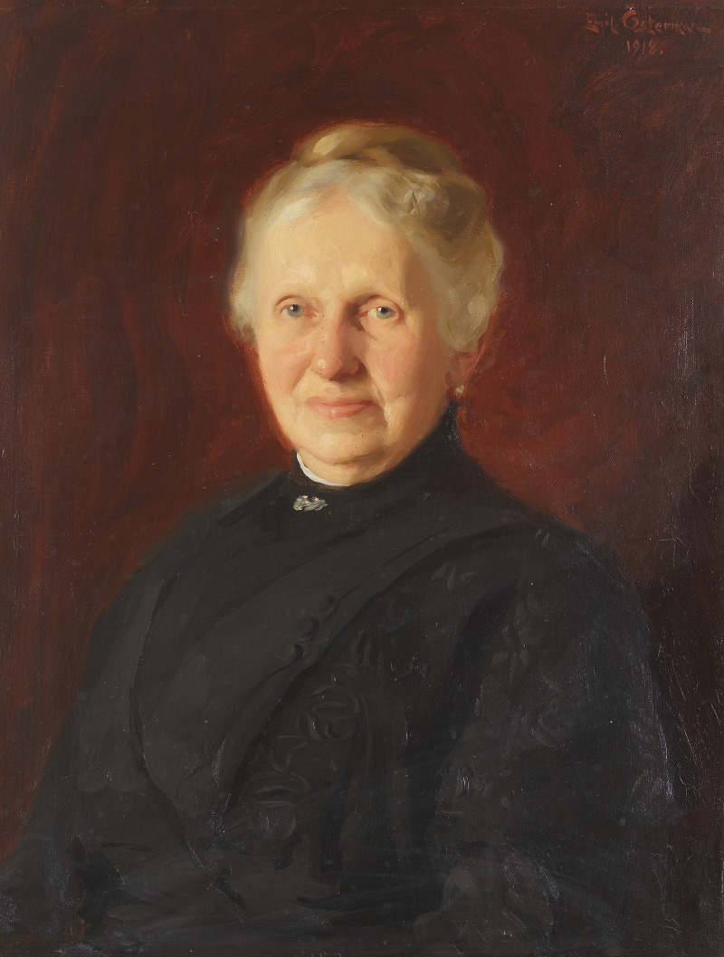 Emil Österman - Portrait of Amalia Styffe