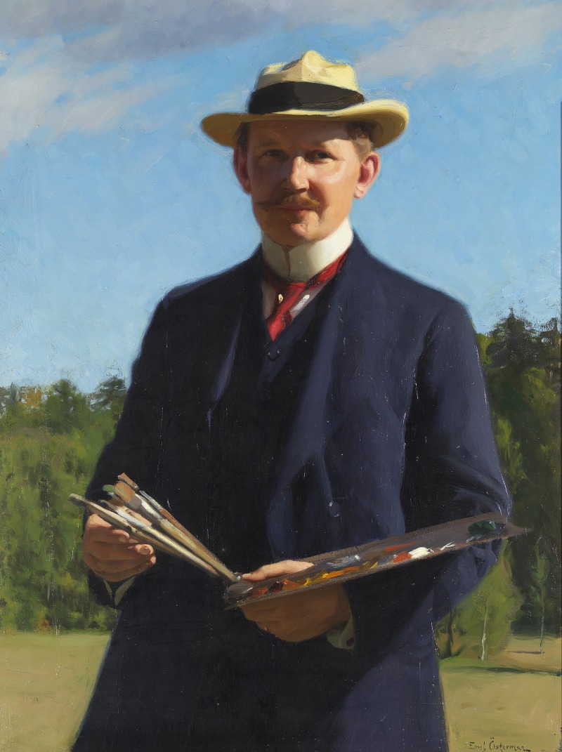 Emil Österman - Self-portrait