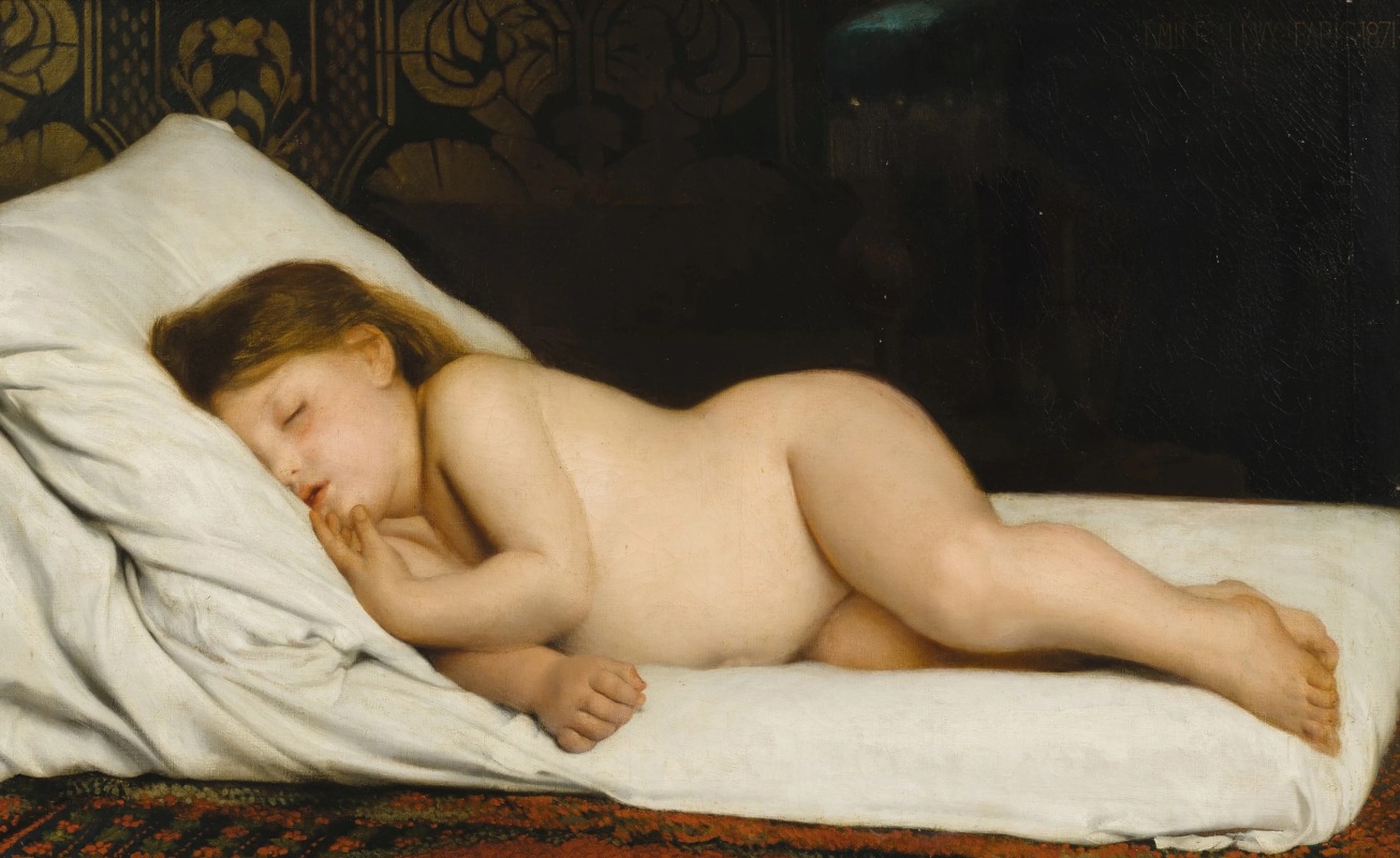 Émile Lévy - Sleeping child